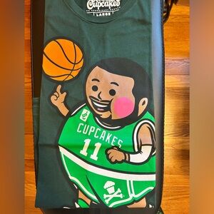 Johnny Cupcakes Big Kid Kyrie Irving 100%Cotton T-shirt Size large!!!